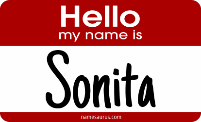 Hello my name is Sonita png download