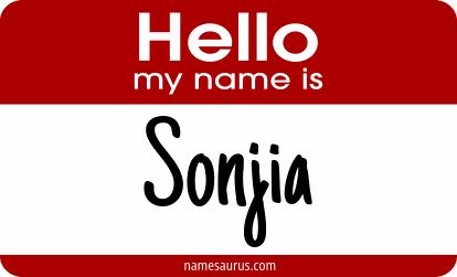Hello my name is Sonjia png download