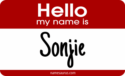 Hello my name is Sonjie png download