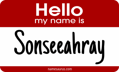 Hello my name is Sonseeahray png download