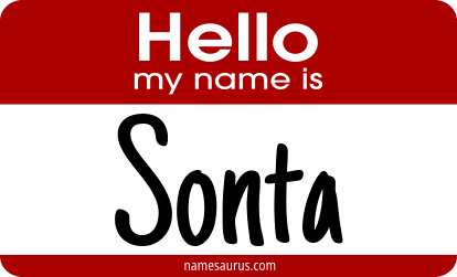 Hello my name is Sonta png download