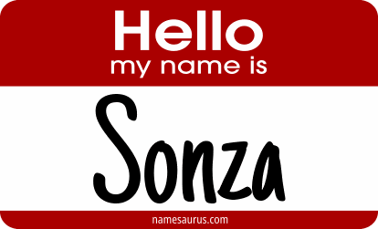 Hello my name is Sonza png download