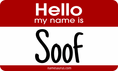 Hello my name is Soof png download