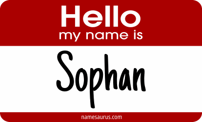 Hello my name is Sophan png download