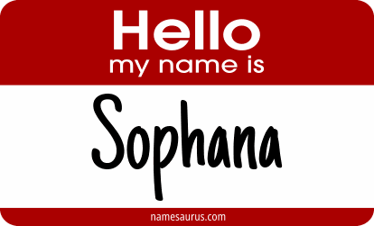 Hello my name is Sophana png download