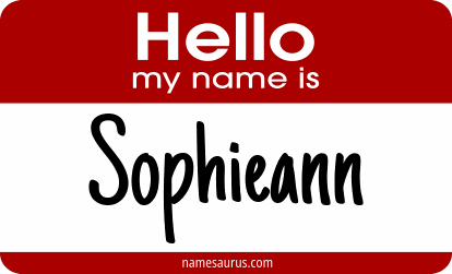 Hello my name is Sophieann png download