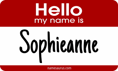 Hello my name is Sophieanne png download