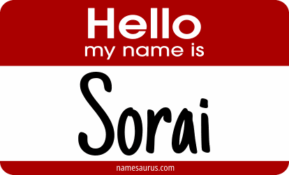 Hello my name is Sorai png download