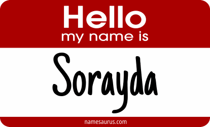 Hello my name is Sorayda png download