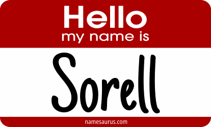 Hello my name is Sorell png download