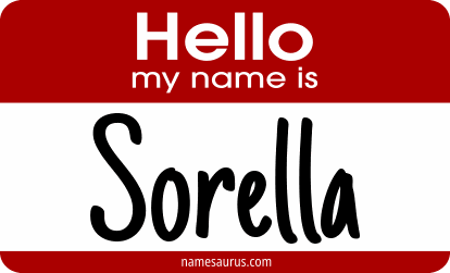 Hello my name is Sorella png download