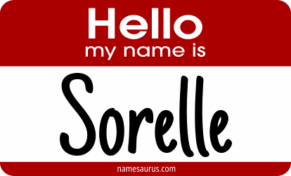 Hello my name is Sorelle png download