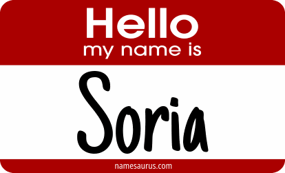 Hello my name is Soria png download
