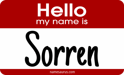 Hello my name is Sorren png download