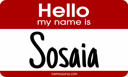 Hello my name is Sosaia png download