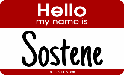 Hello my name is Sostene png download
