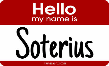 Hello my name is Soterius png download