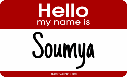 Hello my name is Soumya png download