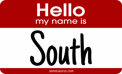 Hello my name is South png download