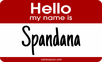 Hello my name is Spandana png download