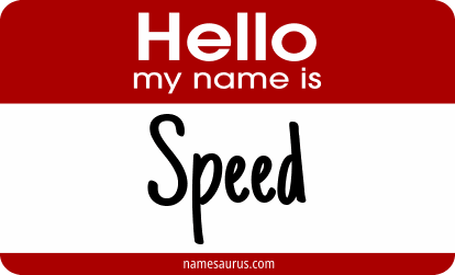 Hello my name is Speed png download