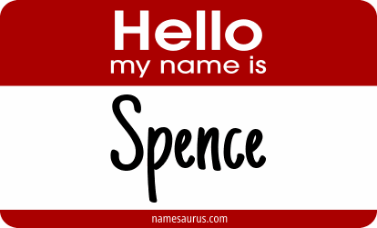 Hello my name is Spence png download