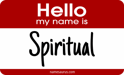 Hello my name is Spiritual png download