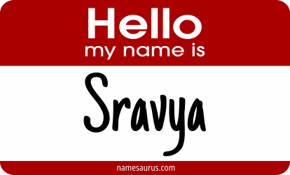 Hello my name is Sravya png download