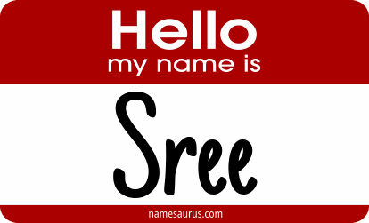 Hello my name is Sree png download