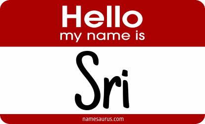 Hello my name is Sri png download