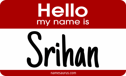 Hello my name is Srihan png download