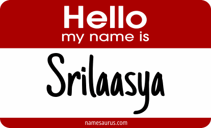 Hello my name is Srilaasya png download