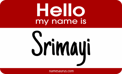 Hello my name is Srimayi png download