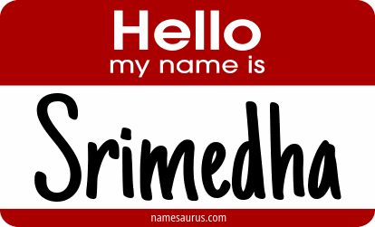 Hello my name is Srimedha png download
