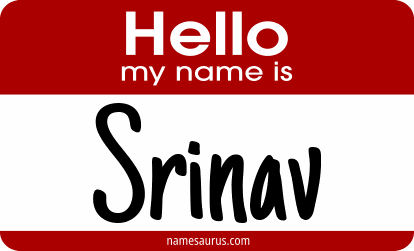 Hello my name is Srinav png download
