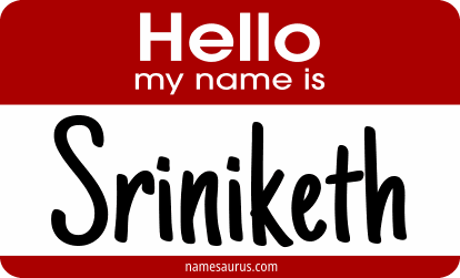 Hello my name is Sriniketh png download