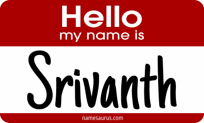 Hello my name is Srivanth png download