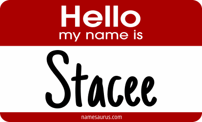 Hello my name is Stacee png download