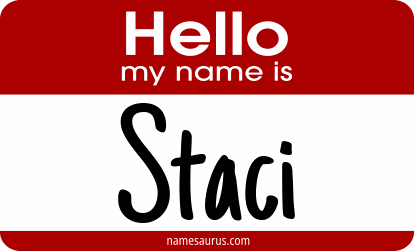 Hello my name is Staci png download