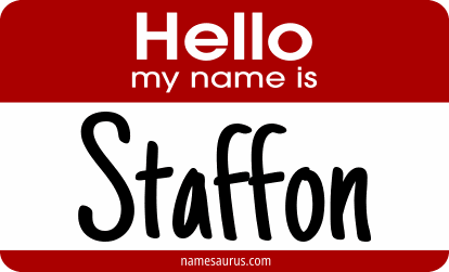 Hello my name is Staffon png download