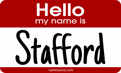 Hello my name is Stafford png download