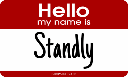 Hello my name is Standly png download