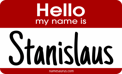 Hello my name is Stanislaus png download