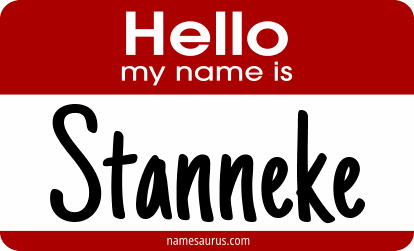 Hello my name is Stanneke png download