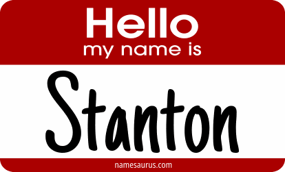 Hello my name is Stanton png download
