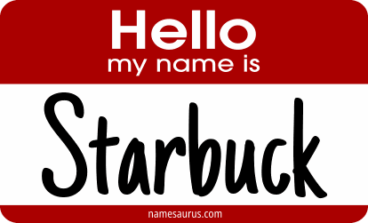 Hello my name is Starbuck png download
