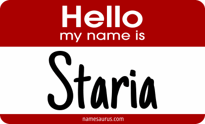 Hello my name is Staria png download