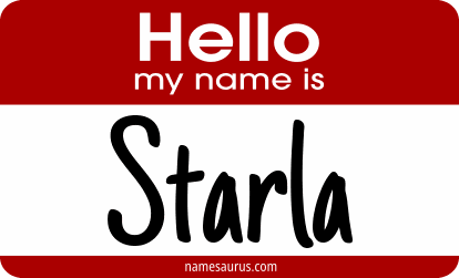 Hello my name is Starla png download