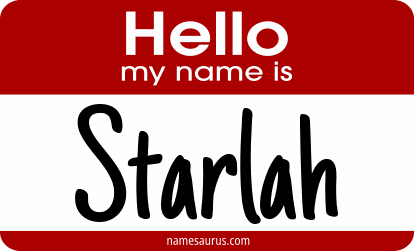 Hello my name is Starlah png download