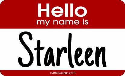 Hello my name is Starleen png download